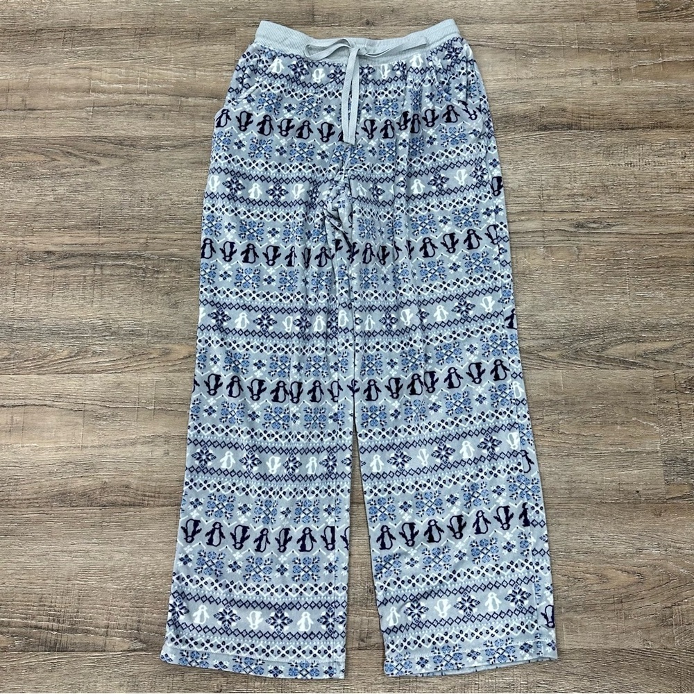 Cozy Blue Penguin Pajamas - Picture 4 of 5